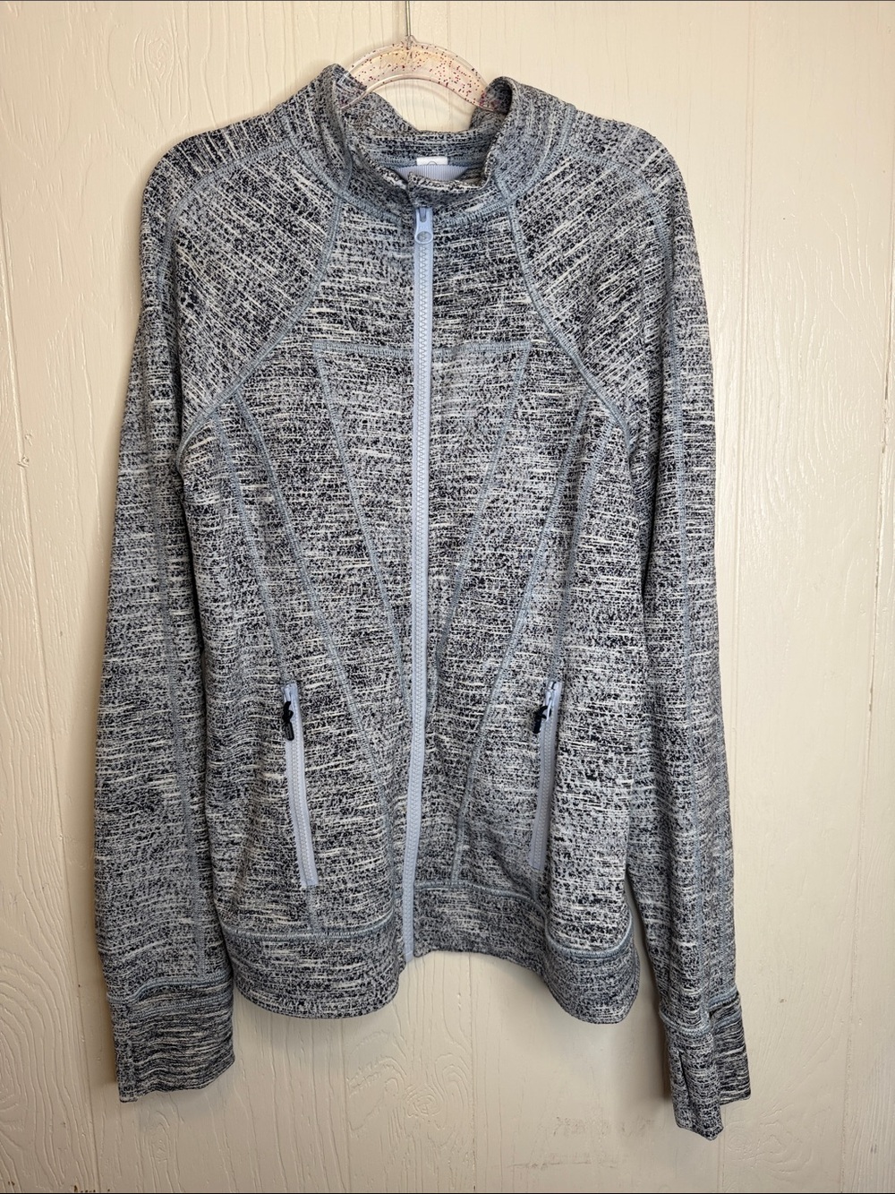 Ivivva Heathered Gray Full-Zip Utility Jacket